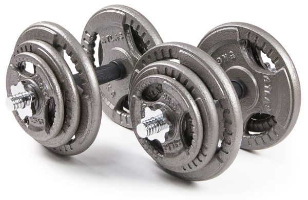 Set of metal dumbbells Hammerton Atlas Sport 2x19 kg