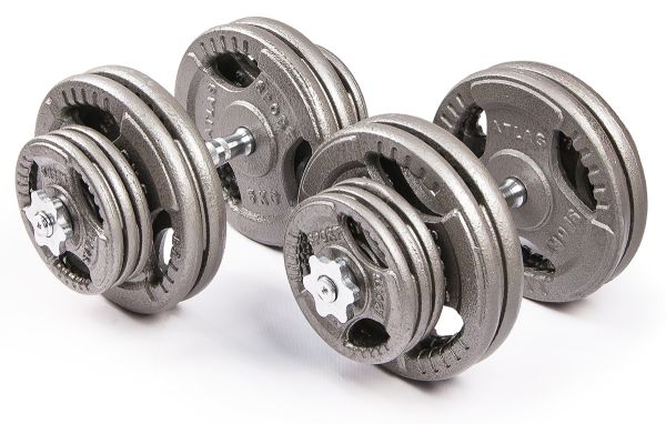 Set of metal dumbbells Hamerton Atlas Sport 2x29 kg